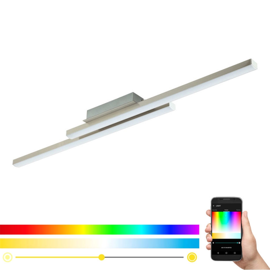 Eglo - LED RGB stmievateľný prisadený luster FRAIOLI-C LED/34W/230V