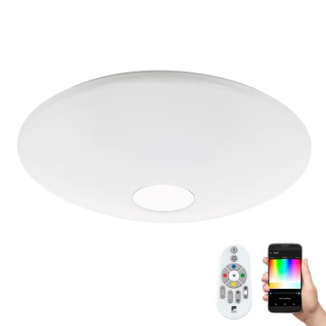 Eglo 97918 - LED RGB Stmievateľné stropné svietidlo TOTARI-C LED/34W/230V + diaľkové ovládanie