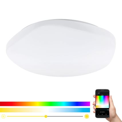 Eglo 97921 - LED RGB stmievateľné stropné svietidlo TOTARI-C LED/34W/230V + diaľkové ovládanie