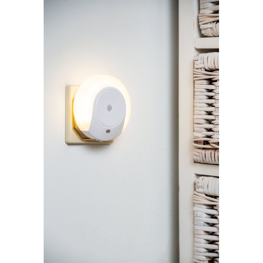 Eglo - LED Nočné svetlo so senzorom 2xLED/0,4W/230V 3000K