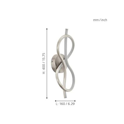 Eglo - LED Nástenné svietidlo LED/10W/230V