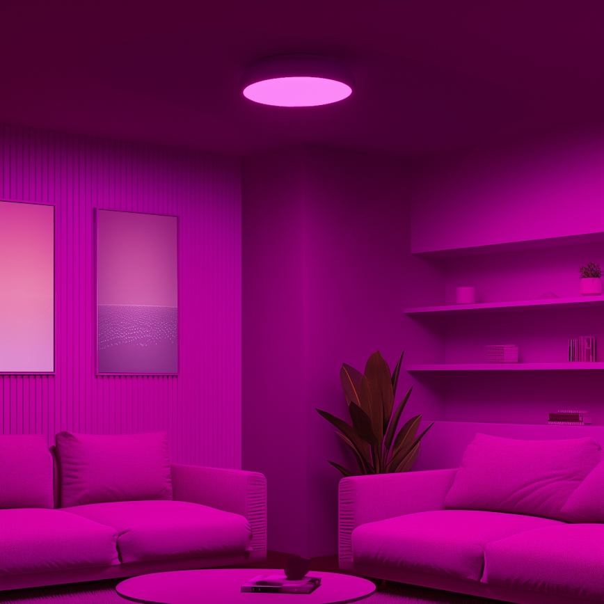 Eglo 98045 - LED RGB Stmievateľné stropné svietidlo RIODEVA-C LED/27W/230V