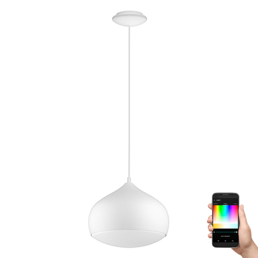 Eglo - LED RGBW Stmievateľný luster na lanku COMBA-C LED/18W/230V Bluetooth