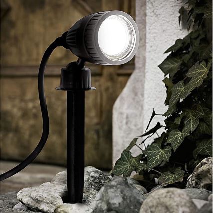 Eglo 98052 - RGB LED vonkajšie svietidlo NEMA-C 1xGU10/5W/230V IP44