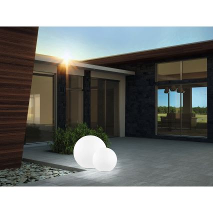 Eglo 98102 - Vonkajšia stojacia lampa MONTEROLO 1xE27/40W/230V IP65 ø390