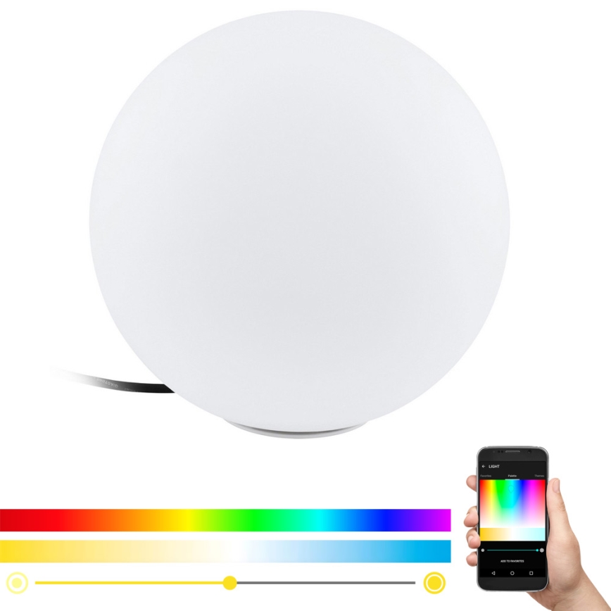 Eglo 98106 - LED RGBW Vonkajšia lampa MONTEROLO-C 1xLED/9W/230V IP65 ø390