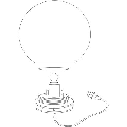 Eglo 98106 - LED RGBW Vonkajšie svietidlo MONTEROLO-C LED/9W/230V IP65 pr.390