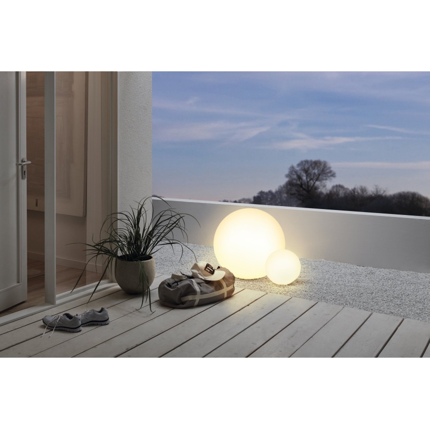 Eglo 98108 - LED RGB Vonkajšia stojacia lampa MONTEROLO-C 1xE27/9W/230V IP65 ø600