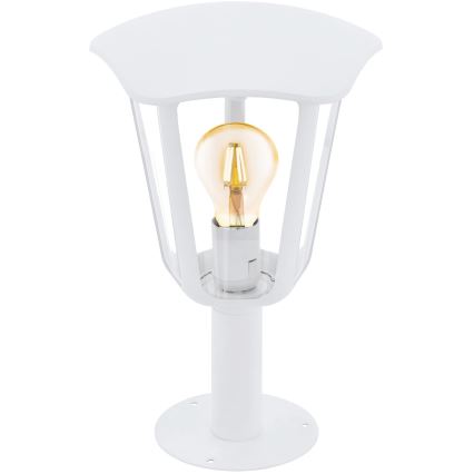 Eglo 98117 - Vonkajšia lampa MONREALE 1xE27/60W/230V IP44 výška 335 biela