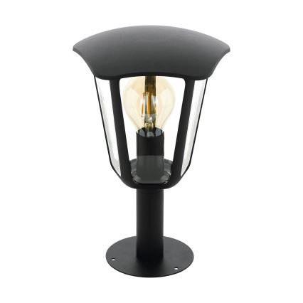 Eglo 98122 - Vonkajšia lampa MONREALE 1xE27/60W/230V IP44 výška 335 čierna