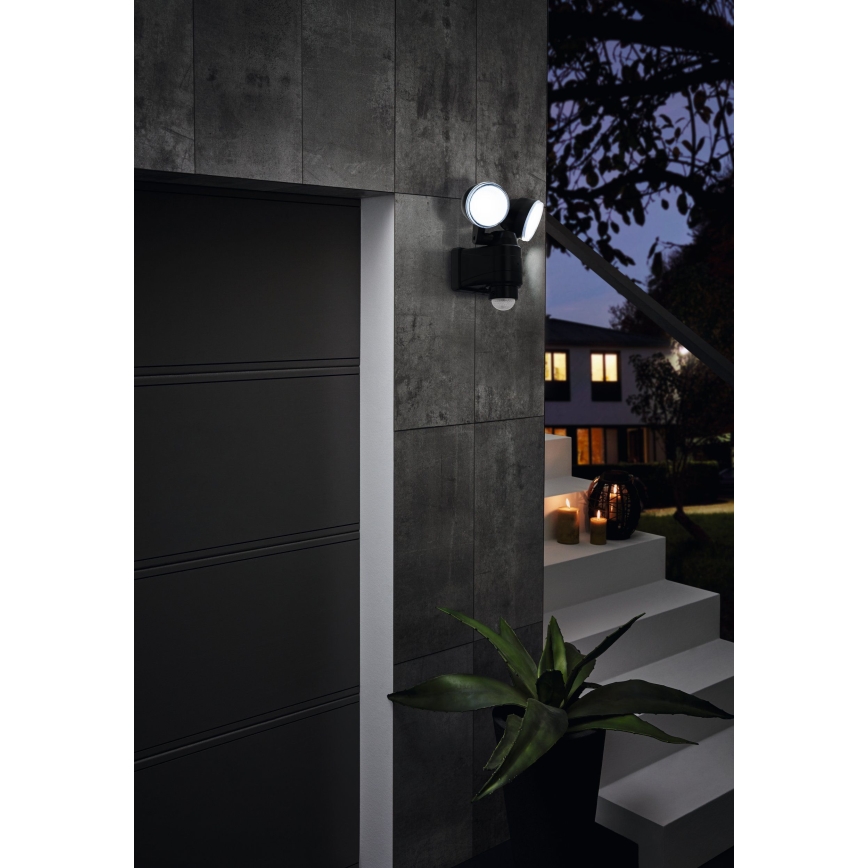 Eglo - LED Vonkajšie svietidlo so senzorom 2xLED/4W/4xLR1IP44