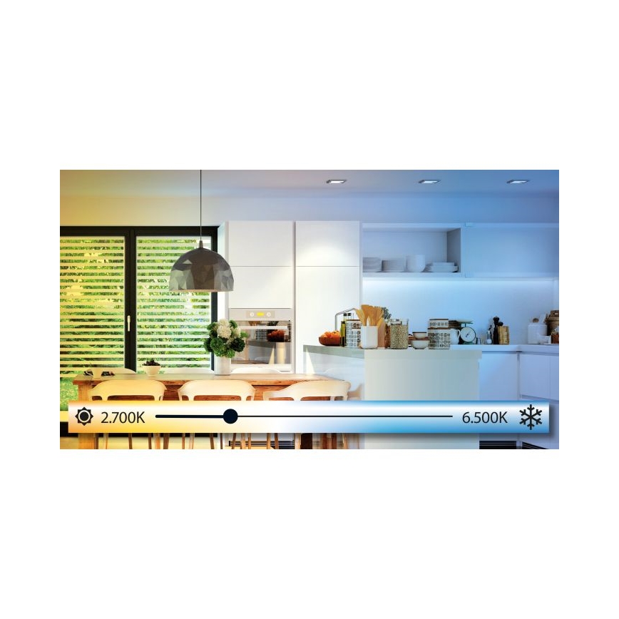 Eglo - LED Stmievateľné stropné svietidlo LED/36W/230V + diaľkové ovládanie