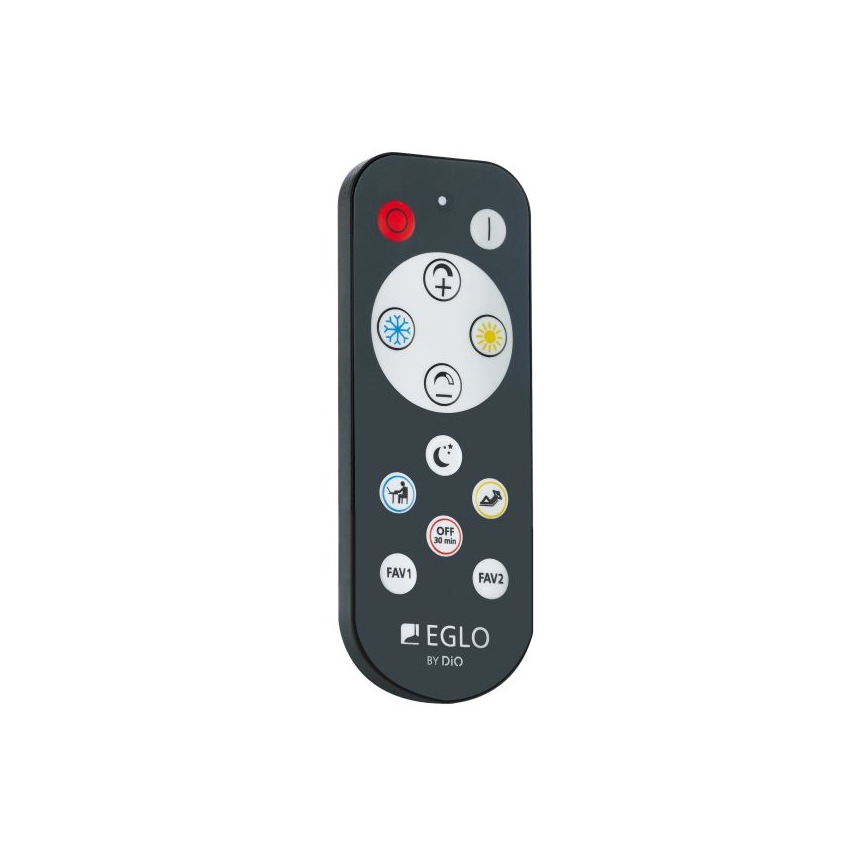 Eglo - LED Stmievateľné stropné svietidlo LED/36W/230V + diaľkové ovládanie