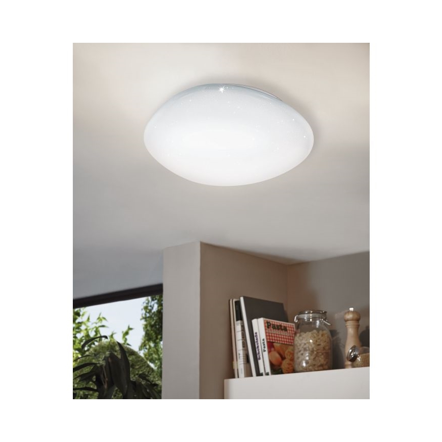 Eglo 98228 - LED stmievateľné stropné svietidlo SILERAS-A LED/36W/230V priemer 60 cm + diaľkové ovládanie