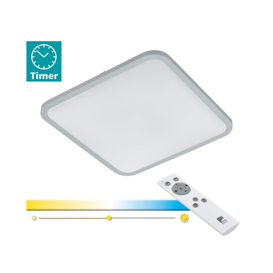 Eglo - LED Stmievateľné stropné svietidlo LED/30W/230V + diaľkové ovládanie