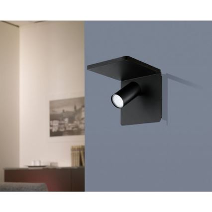 Eglo - LED nástenné svietidlo s bezdrôtovým nabíjaním 1xGU10/5W/230V