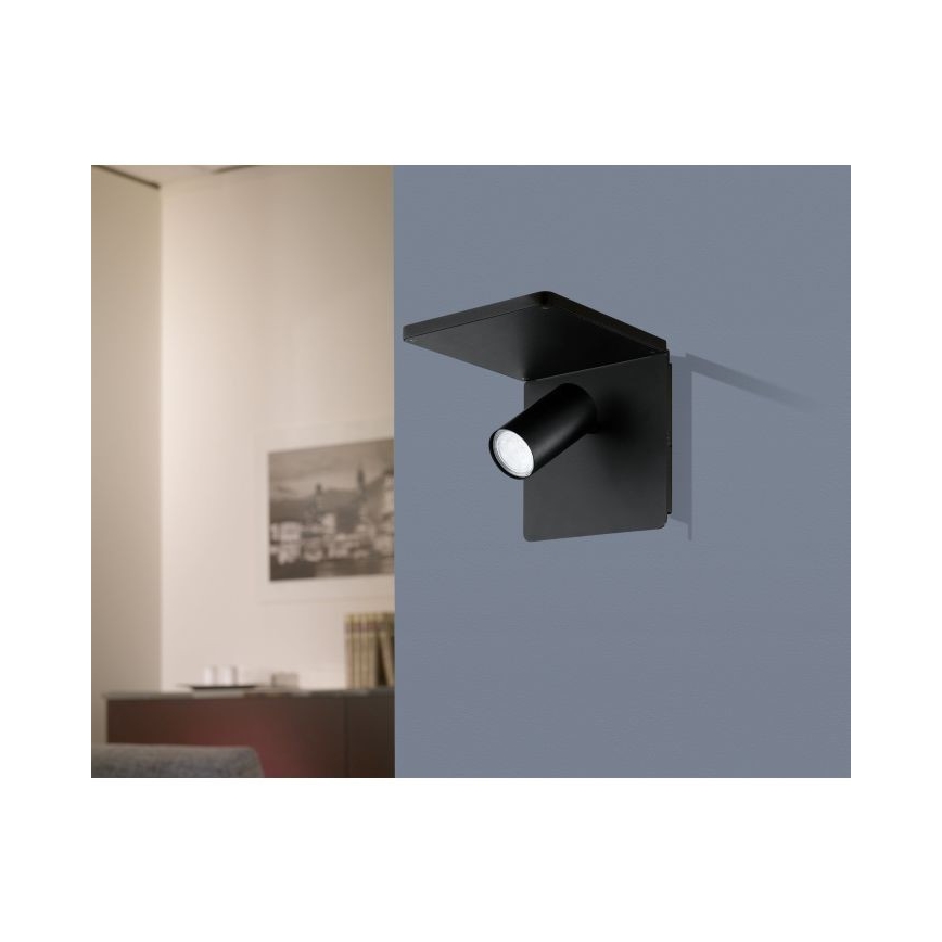 Eglo - LED nástenné svietidlo s bezdrôtovým nabíjaním 1xGU10/5W/230V
