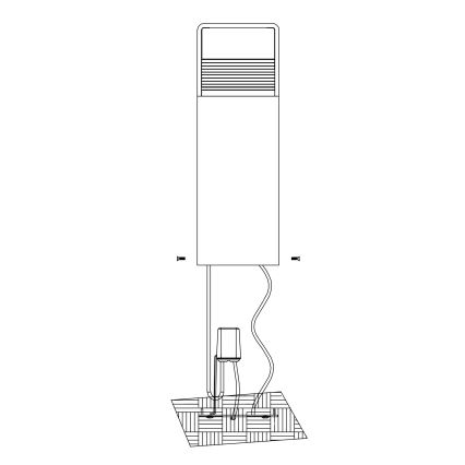 Eglo - LED Vonkajšia lampa LED/5W/230V IP44
