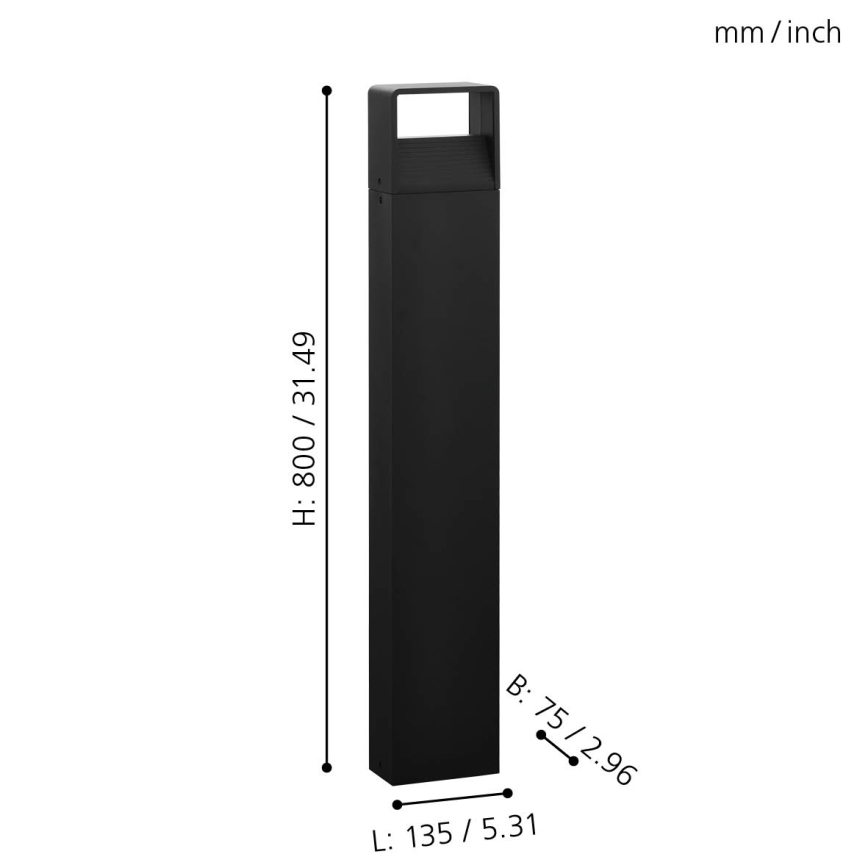 Eglo 98272 - LED Vonkajšia lampa DONINNI LED/5W/230V IP44
