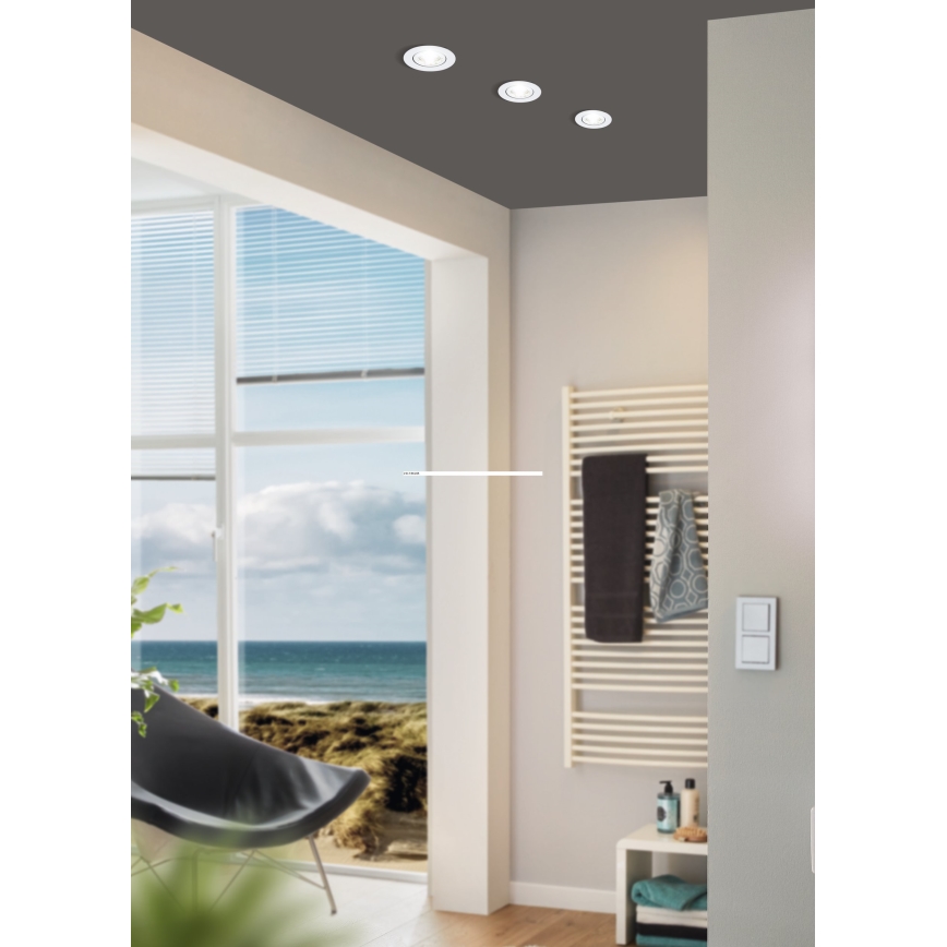 Eglo - LED Stmievateľné podhľadové svietidlo LED/6W/230V