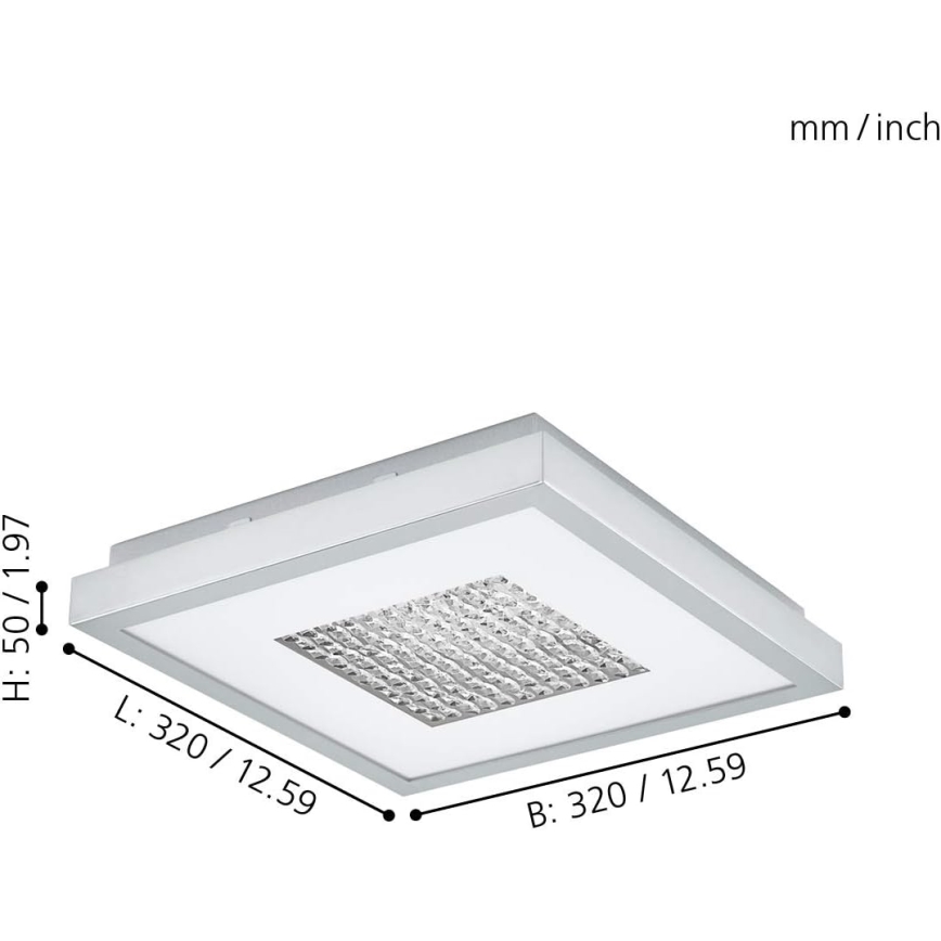 Eglo 98369 - Stlmiteľné stropné LED svietidlo PESCATE LED/24W/230V