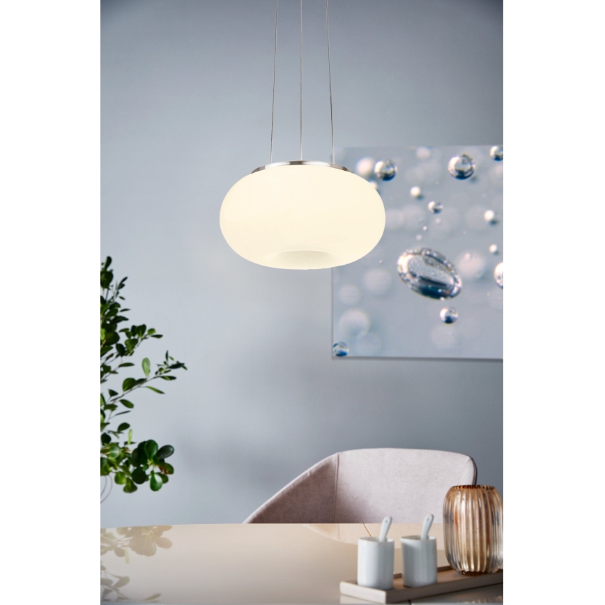 Eglo - LED RGB Stmievateľný luster na lanku OPTICA-C LED/21W/230V pr. 37,5 cm