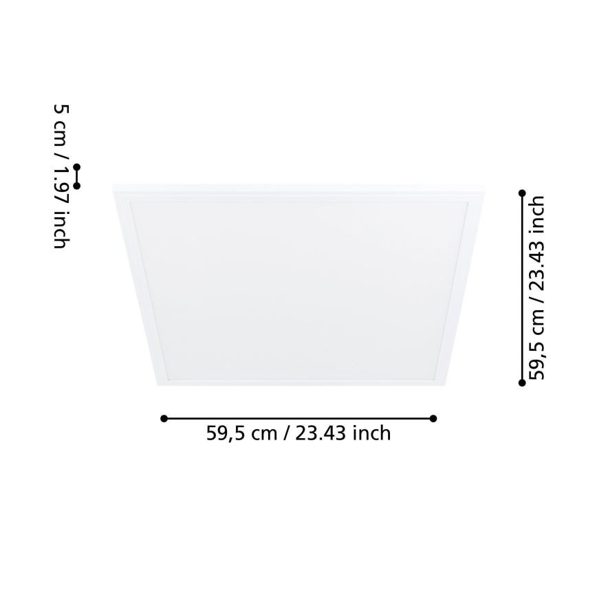 Eglo - LED Stropné svietidlo so senzorom LED/34W/230V
