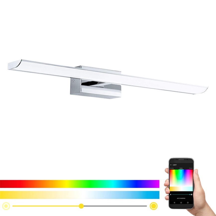 Eglo - LED RGB Stmievateľné kúpeľňové osvetlenie LED/15,6W/230V IP44 + diaľkové ovládanie