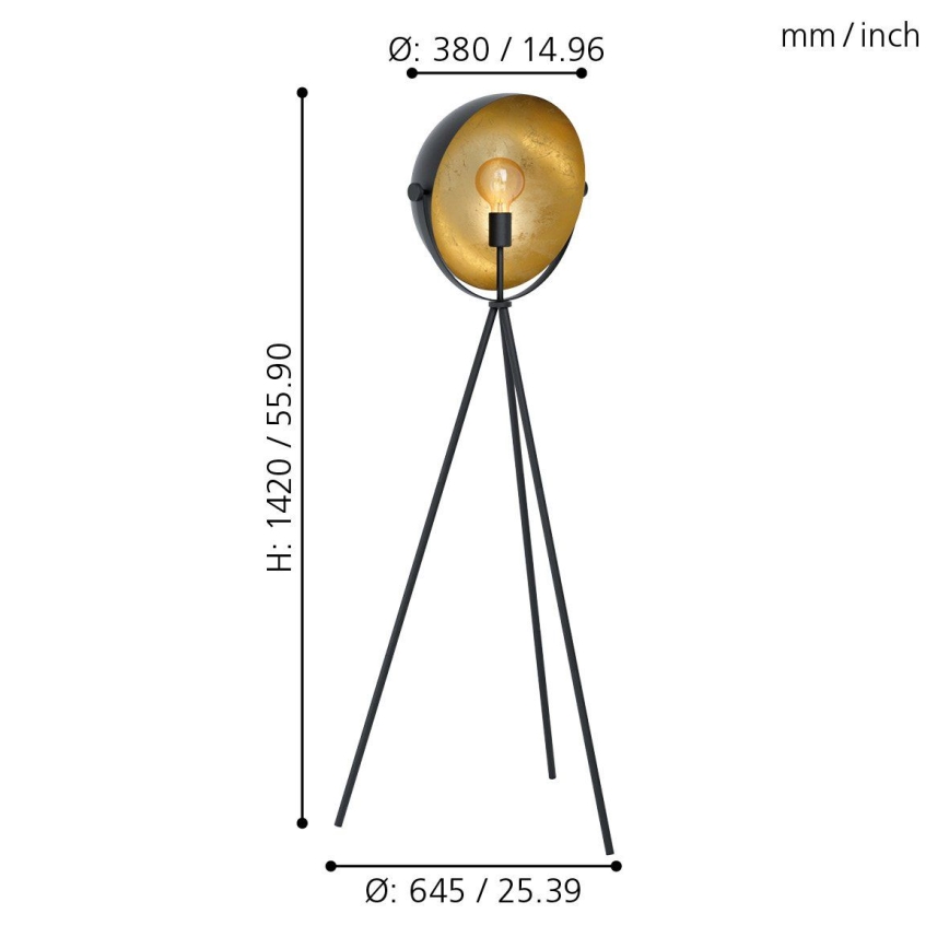 Eglo - Stojacia lampa 1xE27/40W/230V