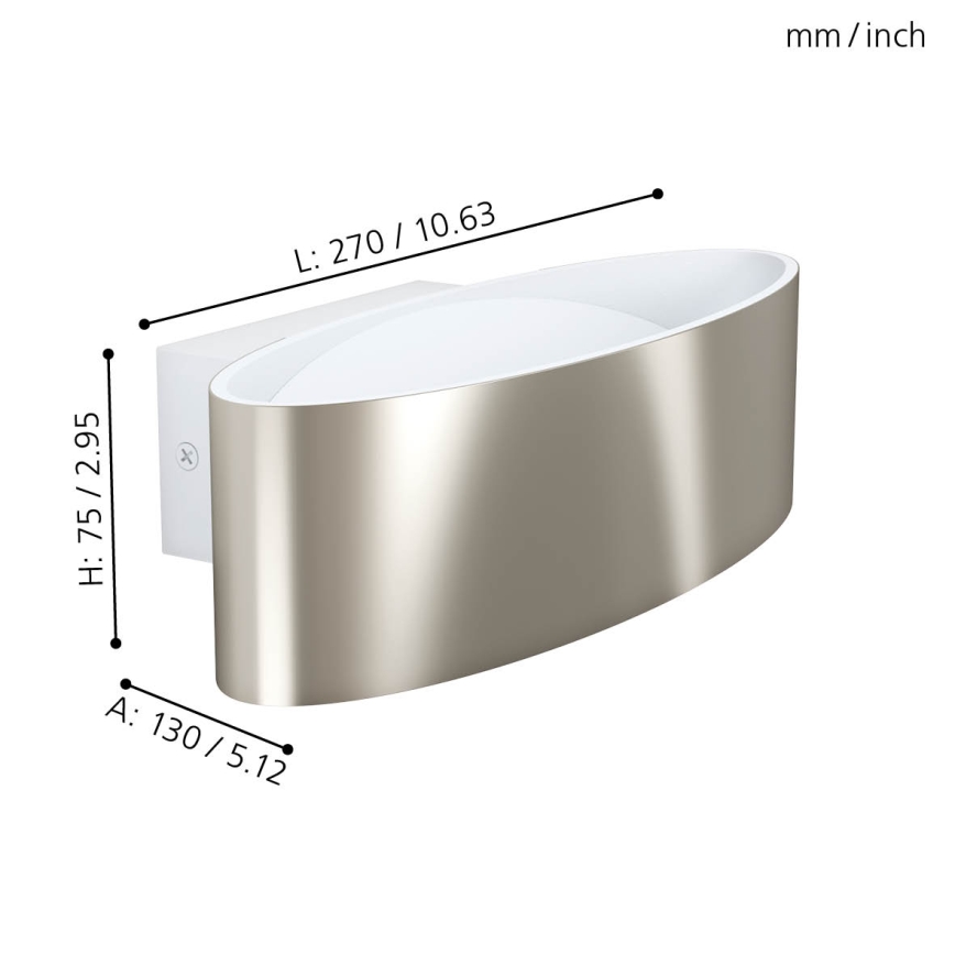 Eglo - LED Nástenné svietidlo LED/10W/230V