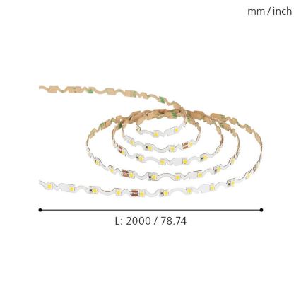 Eglo - LED Pásik LED/9,6W/230V/24V 2m