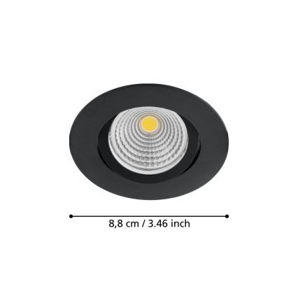 Eglo 98609 - LED Stmievateľné podhľadové svietidlo SALICETO LED/6W/230V