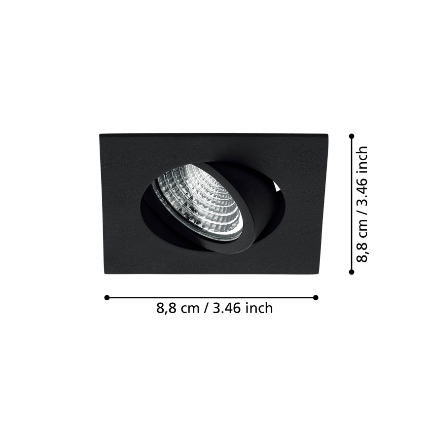 Eglo - LED Stmievateľné podhľadové svietidlo LED/6W/230V