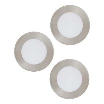 Eglo 98632 - SADA 3x LED podhľadových svietidiel FUEVA 3xLED/5W/230V pr. 12 cm