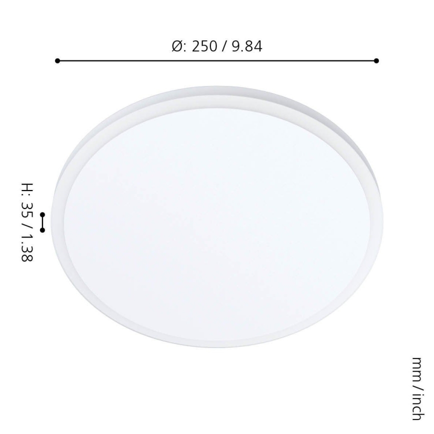 Eglo - LED Stropné svietidlo LED/11,4W/230V