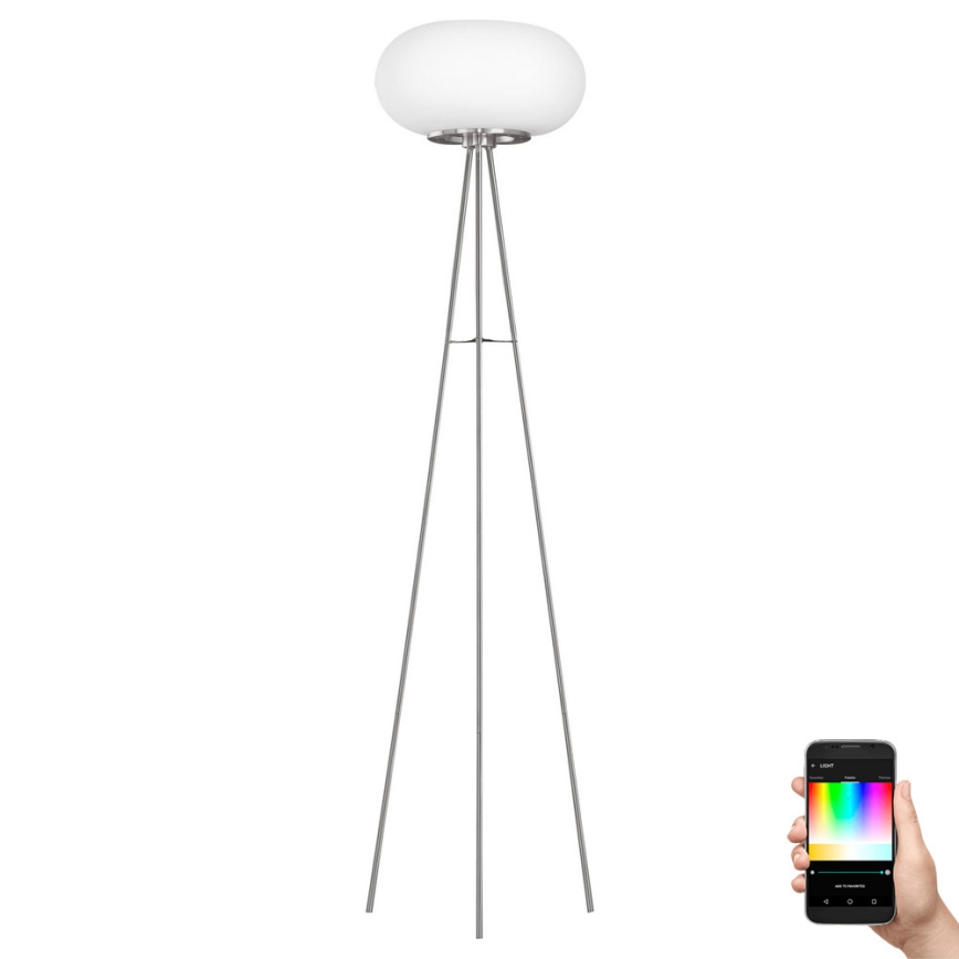 Eglo - LED RGB Stmievateľná stojacia lampa OPTICA-C LED/17W/230V pr. 56 cm