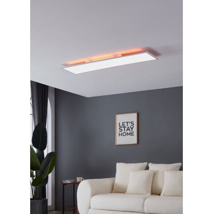 Eglo - LED RGBW Stmievateľné stropné svietidlo LED/32,5W/230V 2700-6500K 120x30 cm + diaľkové ovládanie