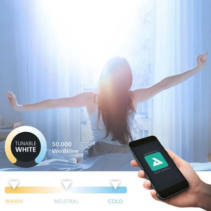 Eglo - Stmievateľné LED kúpeľňové podhľadové svietidlo LED/16,5W/230V IP44 ZigBee pr. 21,6 cm