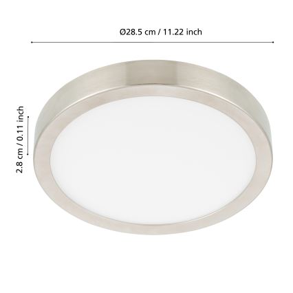 Eglo - LED Stmievateľné kúpeľňové stropné svietidlo LED/19,5W/230V 2700-6500K IP44 ZigBee