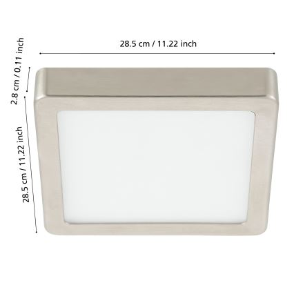 Eglo - LED Stmievateľné kúpeľňové stropné svietidlo LED/19,5W/230V 2700-6500K IP44 ZigBee