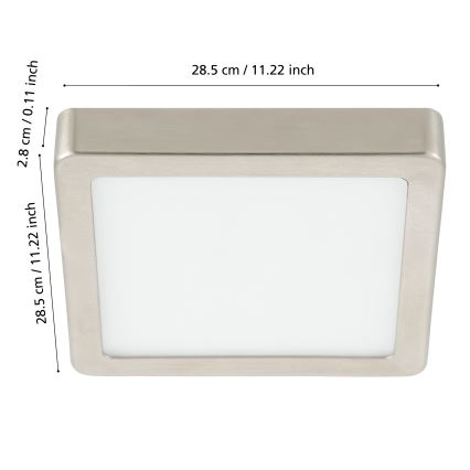 Eglo - LED Stmievateľné kúpeľňové stropné svietidlo LED/19,5W/230V 2700-6500K IP44 ZigBee