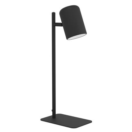 Eglo - LED Stolná lampa 1xGU10/4,5W/230V čierna