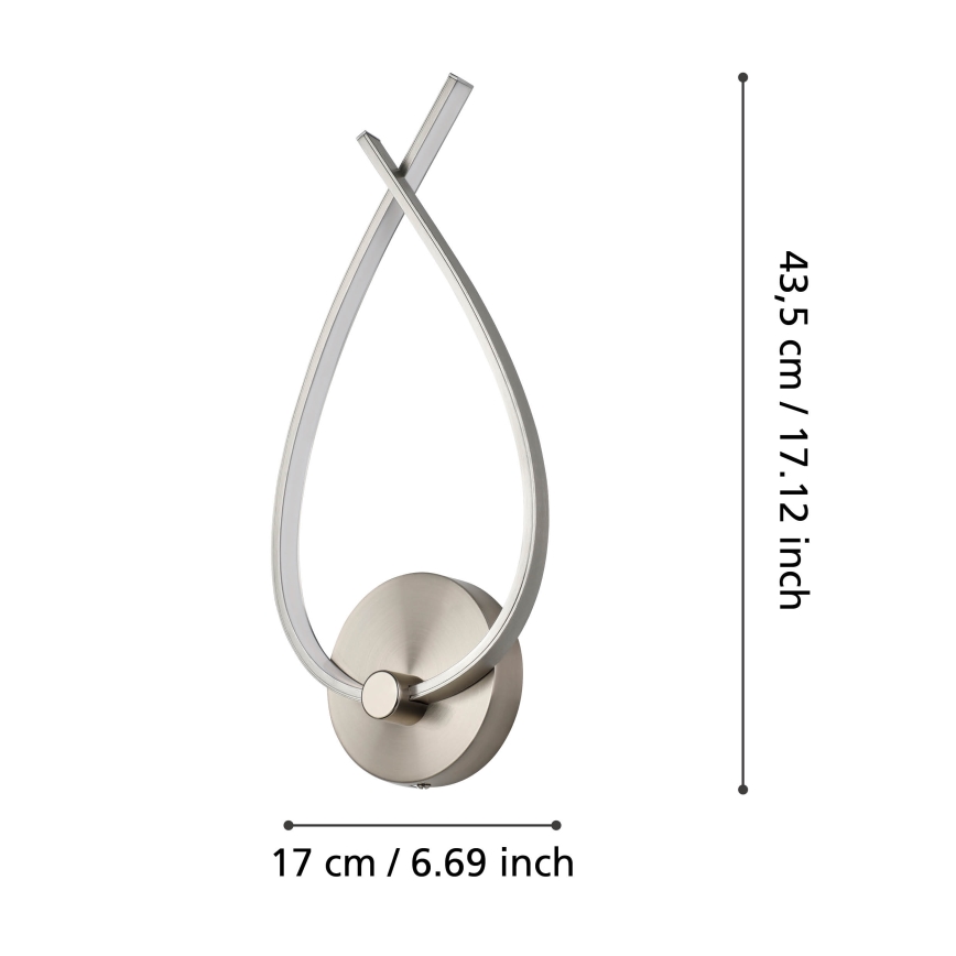 Eglo - LED Nástenné svietidlo LED/10W/230V