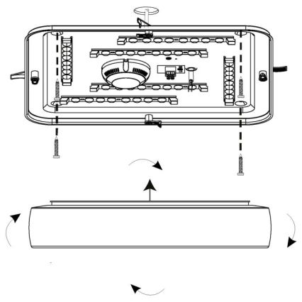 Eglo 99109 - LED Stropné svietidlo RUIDERA LED/22W/230V