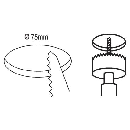 Eglo 99131 - LED Podhľadové svietidlo FUEVA 5 LED/2,7W/230V