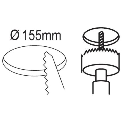 Eglo 99133 - LED Podhľadové svietidlo FUEVA 5 LED/10,5W/230V