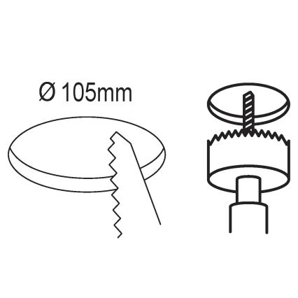 Eglo 99157 - LED Podhľadové svietidlo FUEVA 5 LED/5,5W/230V