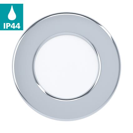 Eglo - LED zapustené svietidlo do kúpeľne, 2,7 W / 230 V, IP44, priemer 8,6 cm