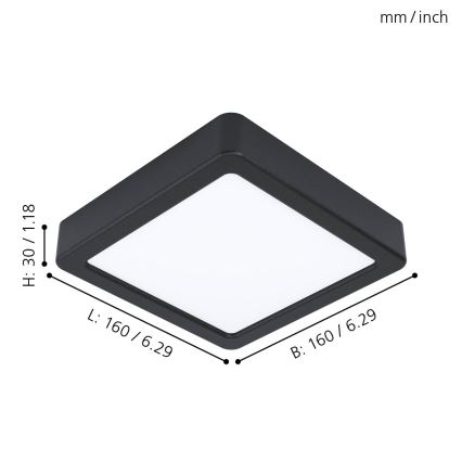 Eglo 99243 - LED Stropné svietidlo FUEVA 5 LED/10,5W/230V