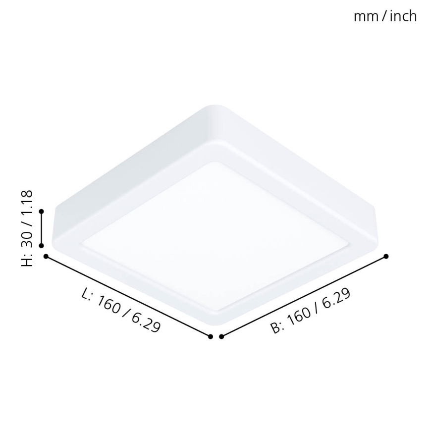 Eglo - LED Stropné svietidlo LED/10,5W/230V